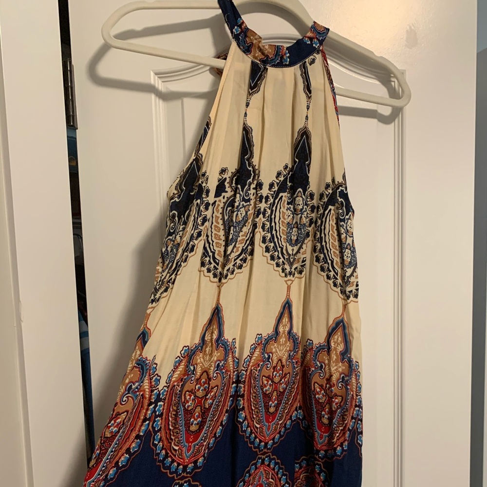 High neck dress